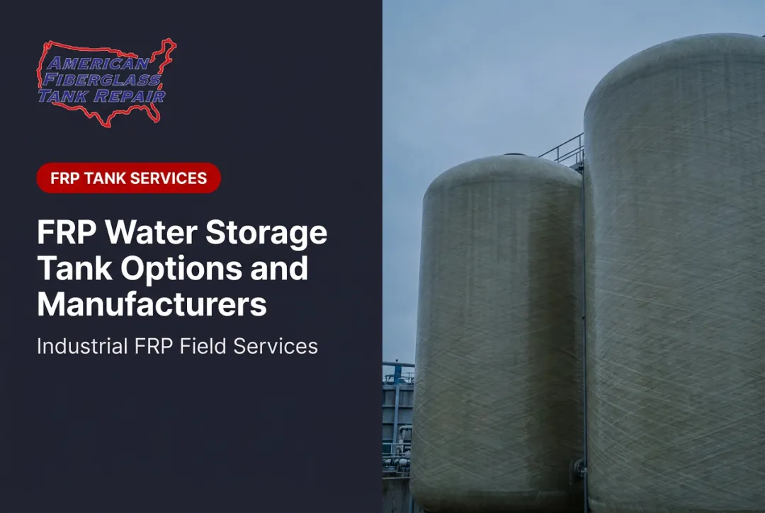 FRP Water Storage Tank Options and Manufacturers