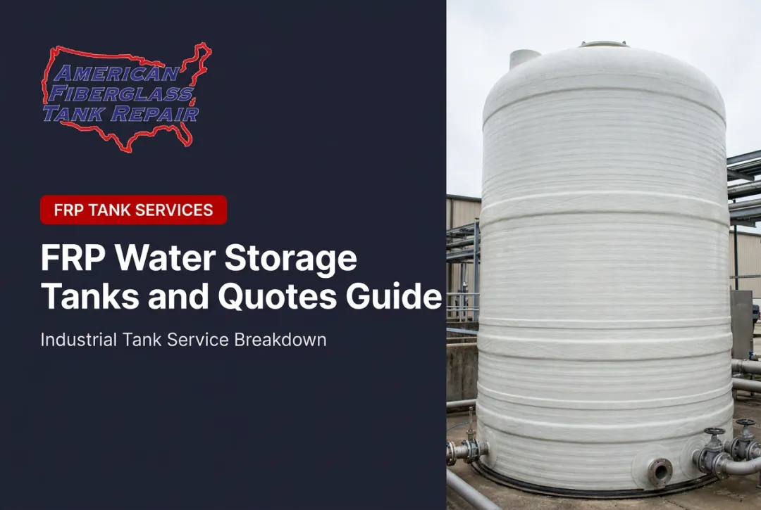 FRP Water Storage Tanks and Quotes Guide