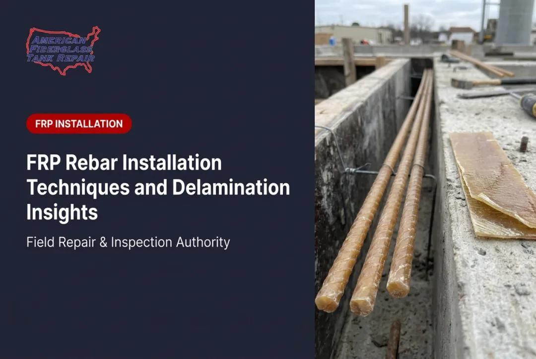 FRP Rebar Installation Techniques and Delamination Insights