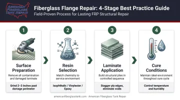 Fiberglass flange repair best practices process from surface prep to cure verification
