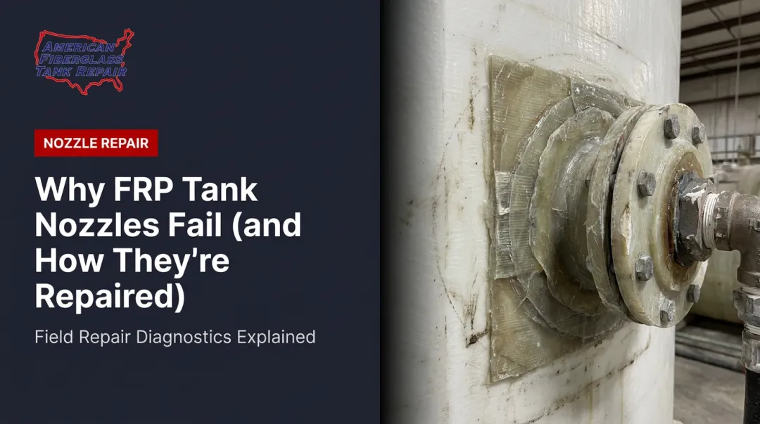 Why FRP Tank Nozzles Fail (and How They're Repaired)