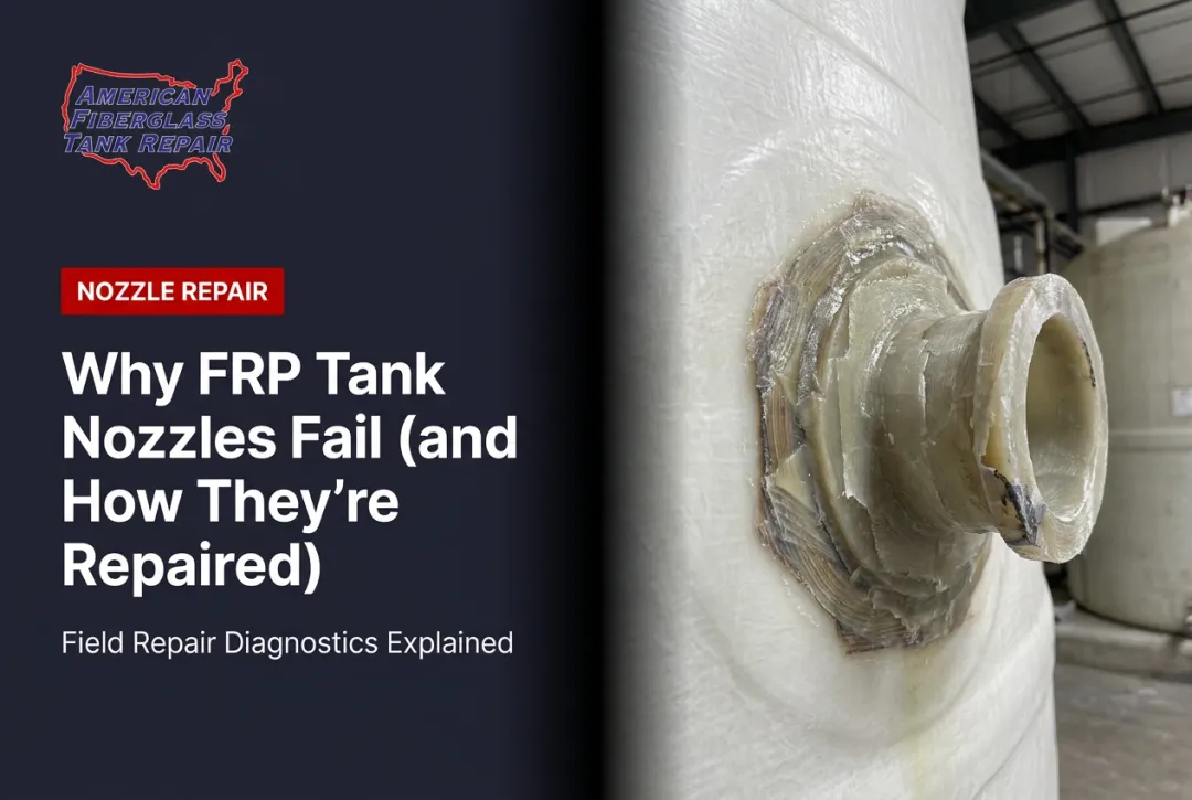Why FRP Tank Nozzles Fail (and How They're Repaired)