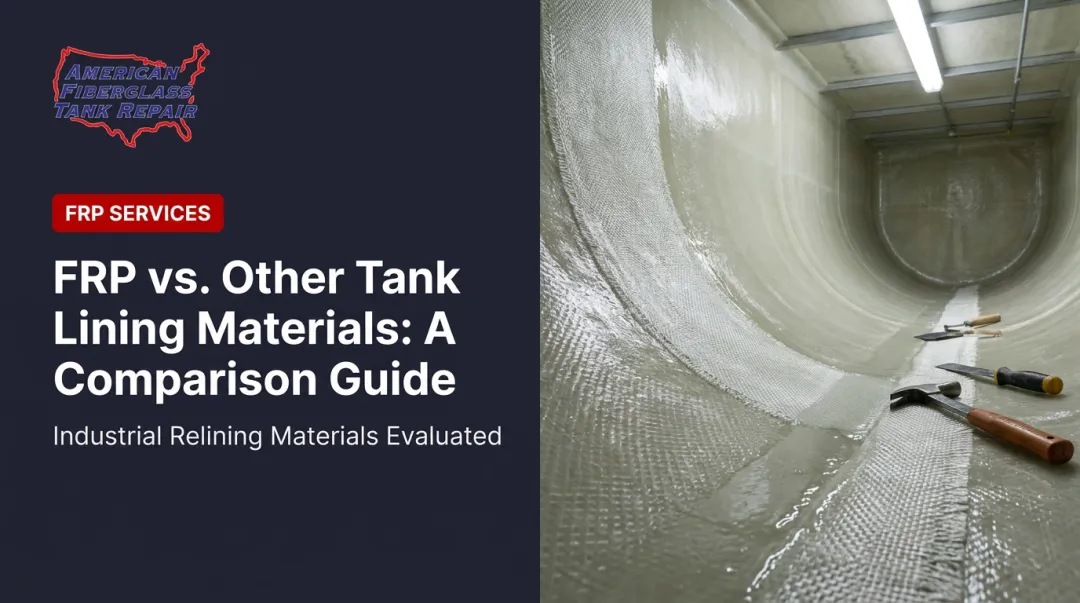 FRP vs. Other Tank Lining Materials: A Comparison Guide