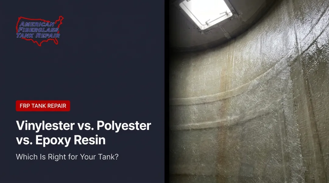 Vinylester vs. Polyester vs. Epoxy Resin: Which Is Right for Your Tank?