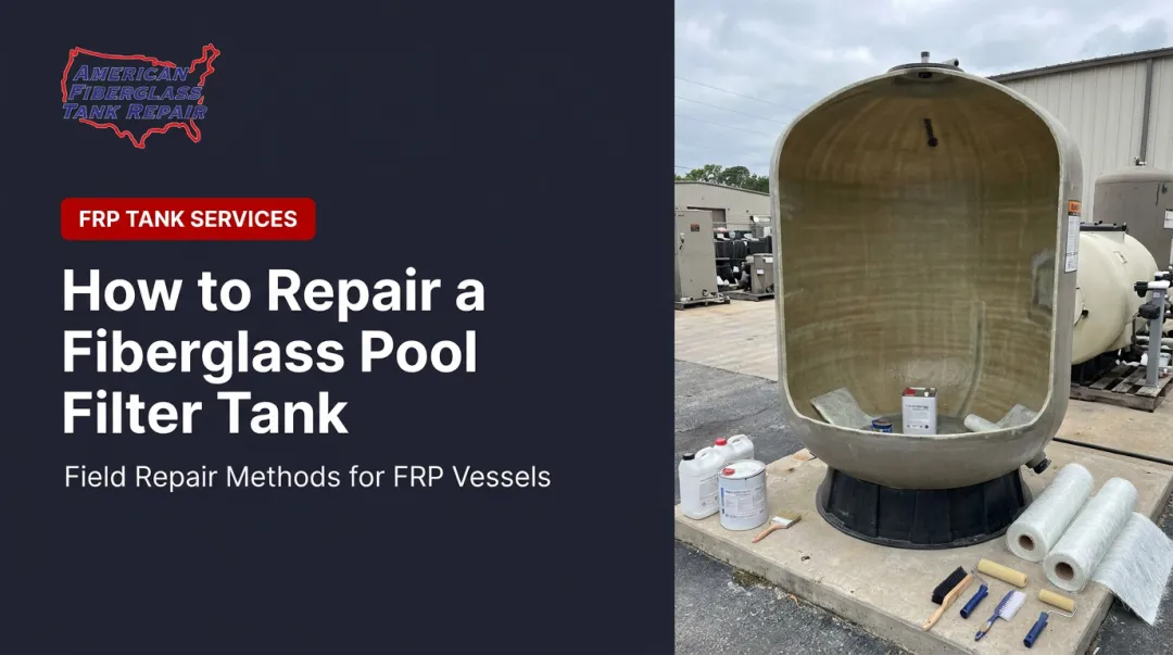 How to Repair a Fiberglass Pool Filter Tank