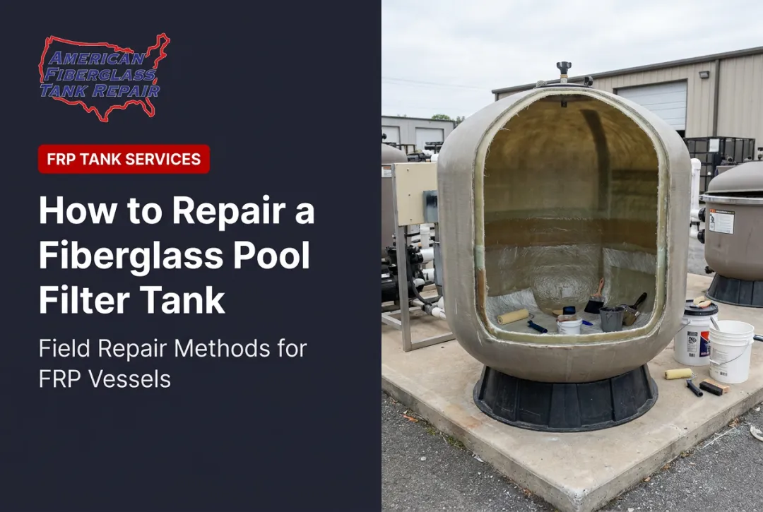 How to Repair a Fiberglass Pool Filter Tank
