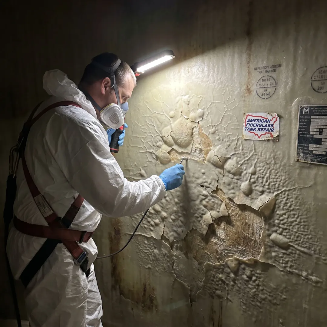 FRP Tank Corrosion & Blistering Repair