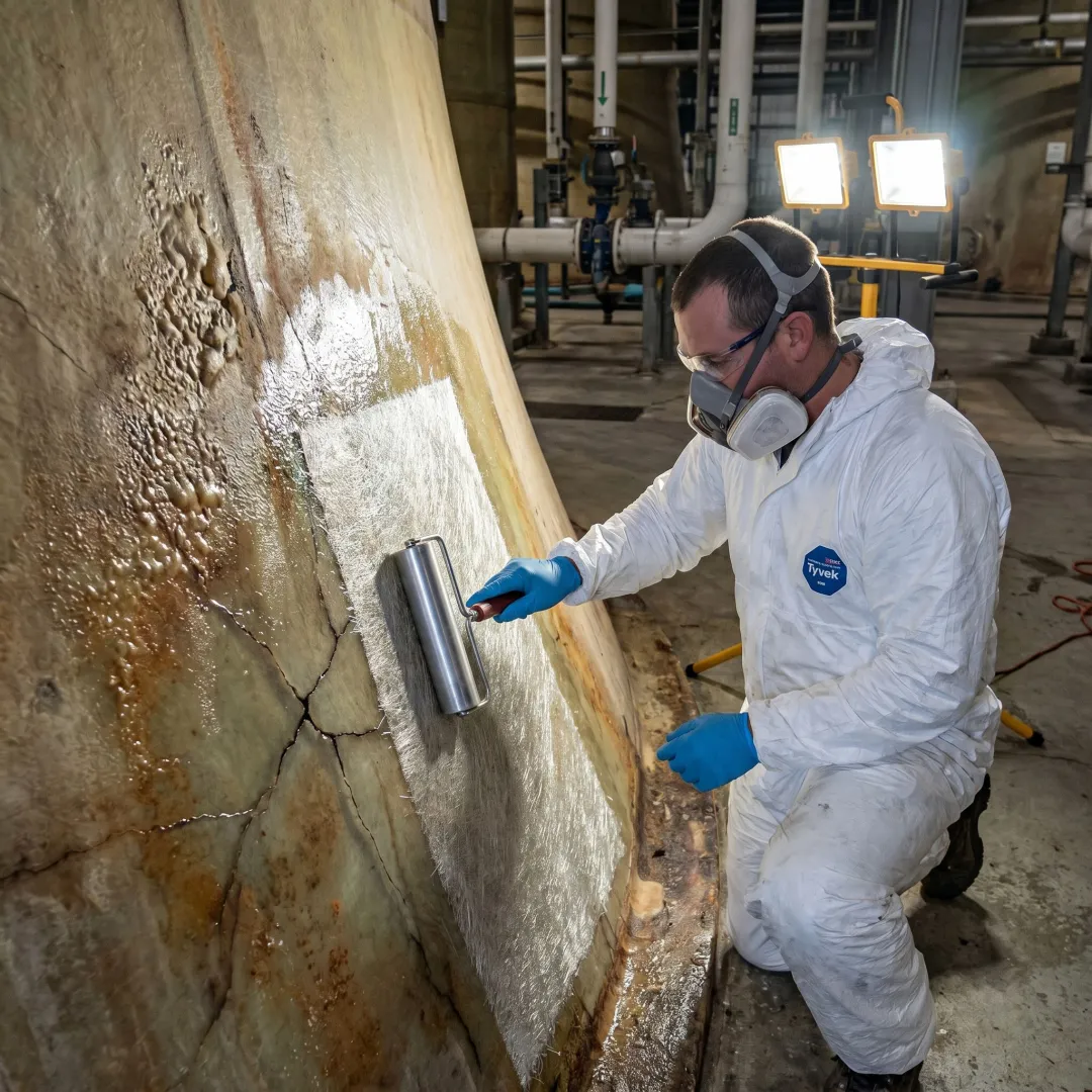 FRP Tank Crack & Leak Repair