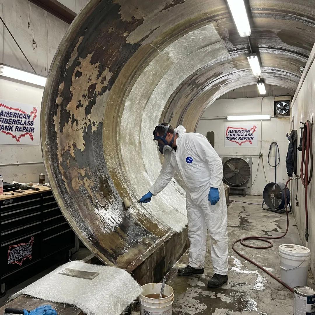 FRP Tanker Trailer Repair