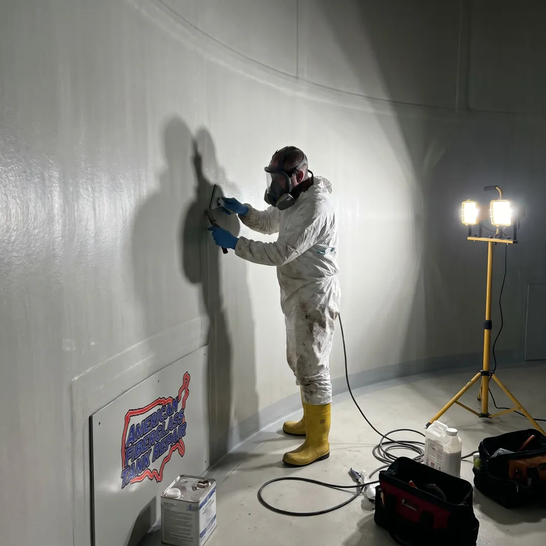 Potable Water FRP Tank Repair