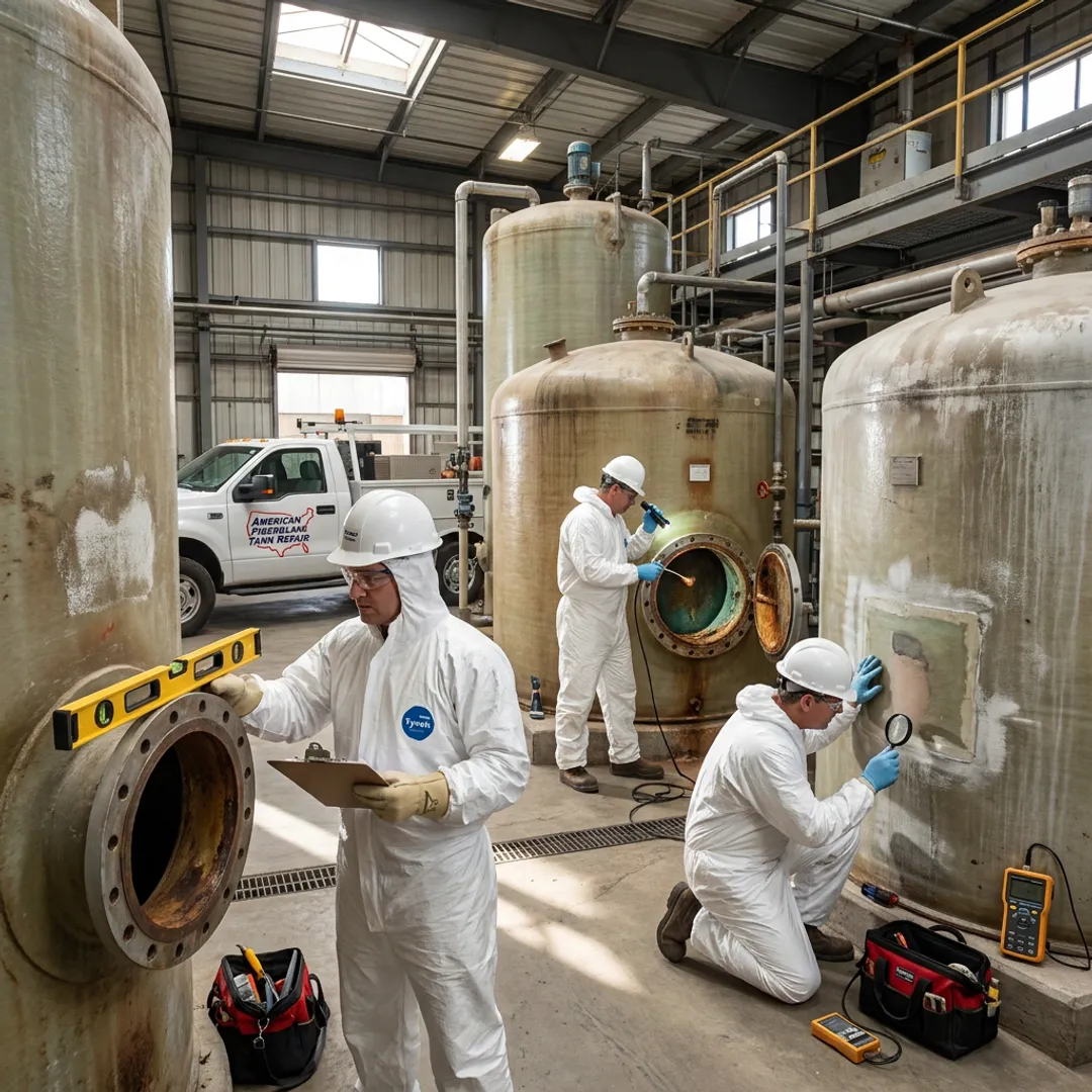 Fiberglass Chemical Storage Tanks - Custom Solutions