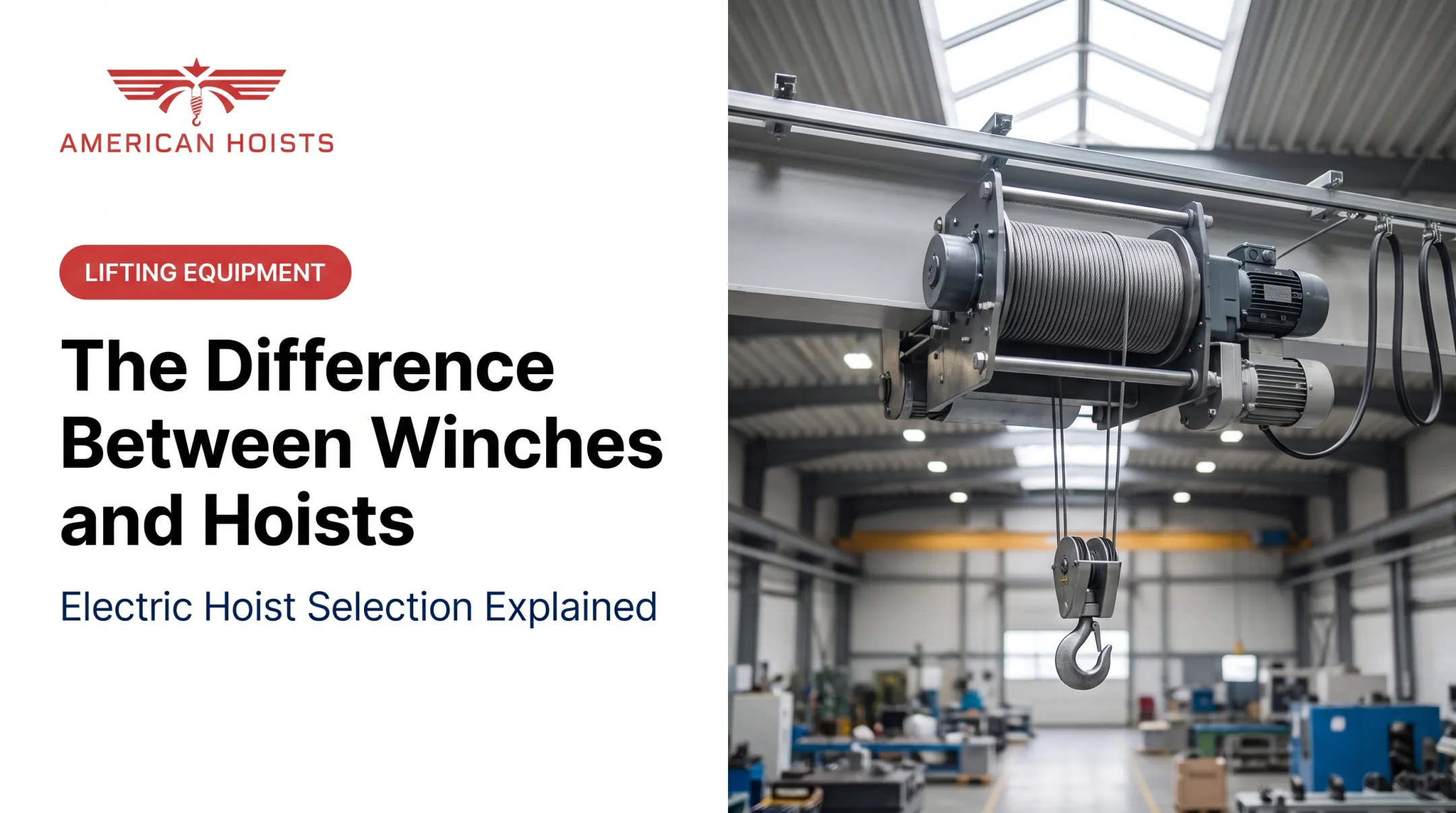 The Difference Between Winches and Hoists