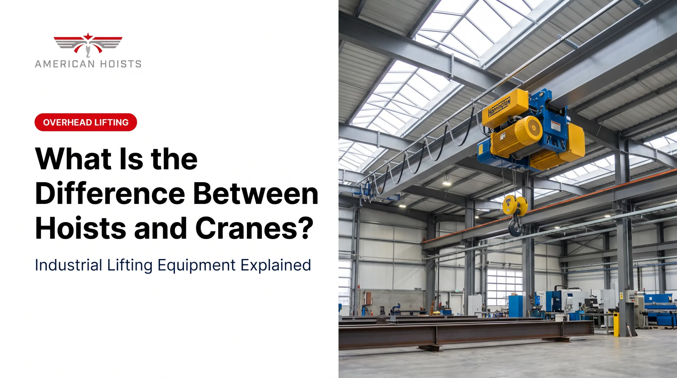 What Is the Difference Between Hoists and Cranes?