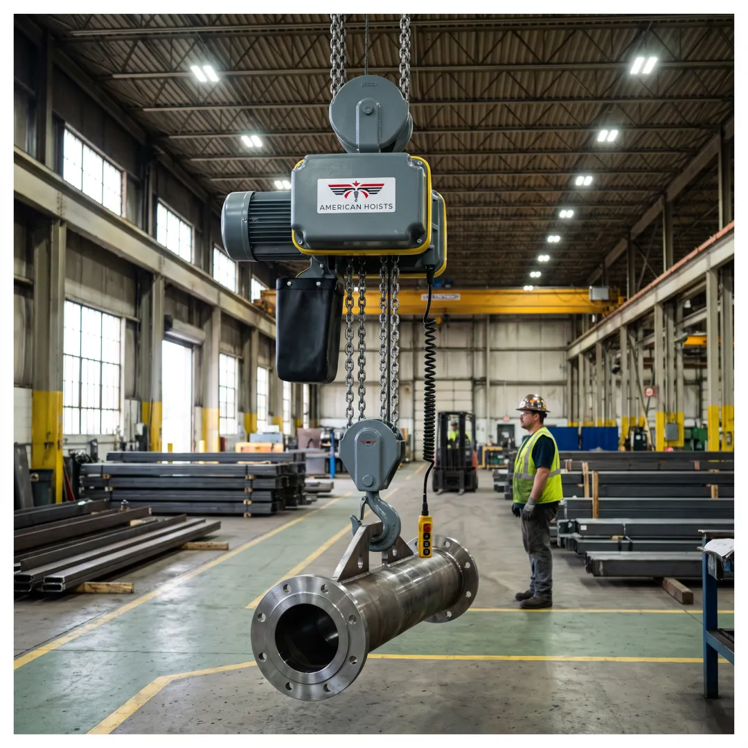 15 Ton Hoist in an Industrial Manufacturing Plant