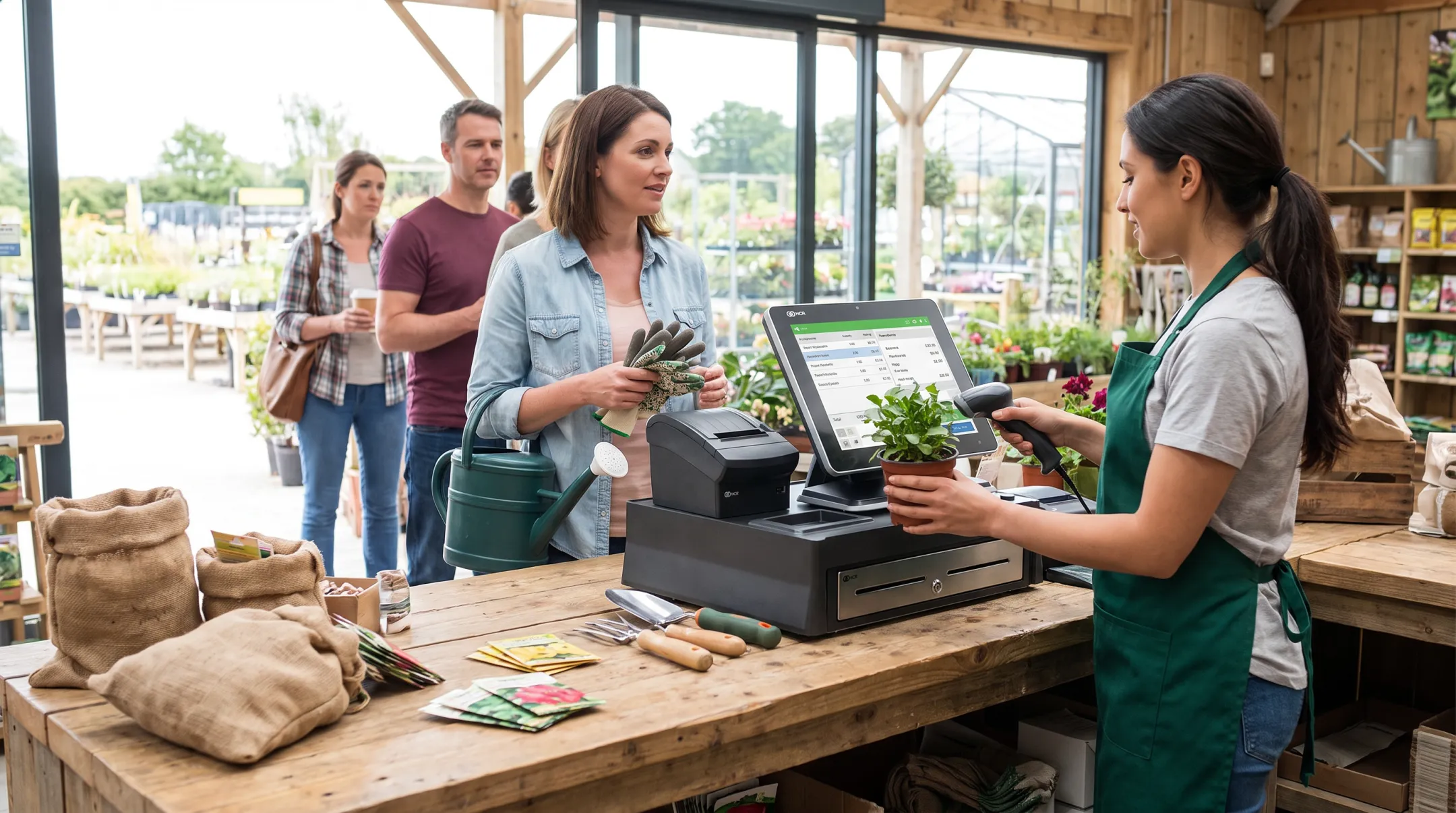 Specialty retail checkout using rugged offline POS system
