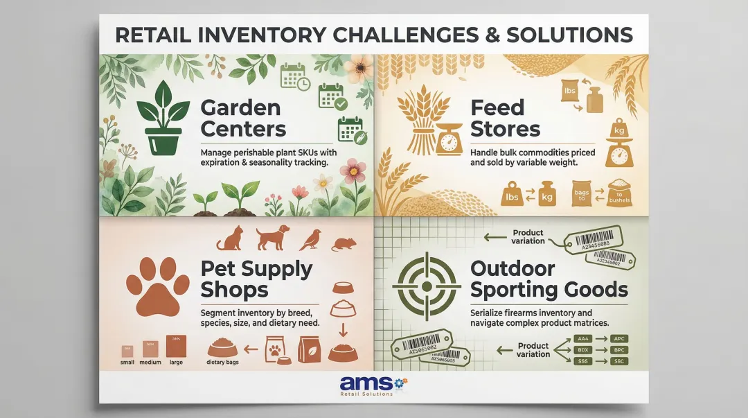 Four specialty retail verticals and their unique complex inventory management needs