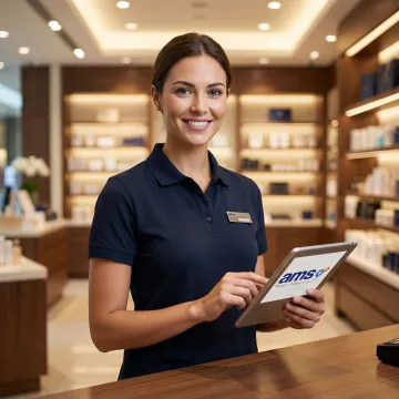 Mobile POS system in use at a Phoenix specialty retail store