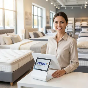 Bedding retailer using POS software to manage inventory and sales