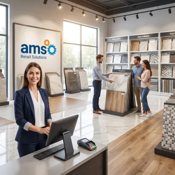 POS system for a tile and flooring showroom