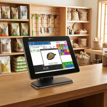 NCR Counterpoint POS software interface on a retail touchscreen
