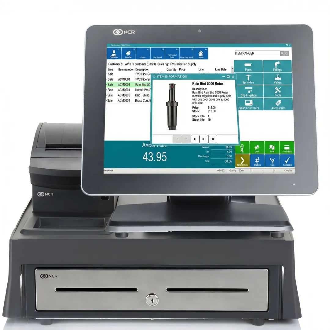 Inventory and POS software for irrigation supply stores