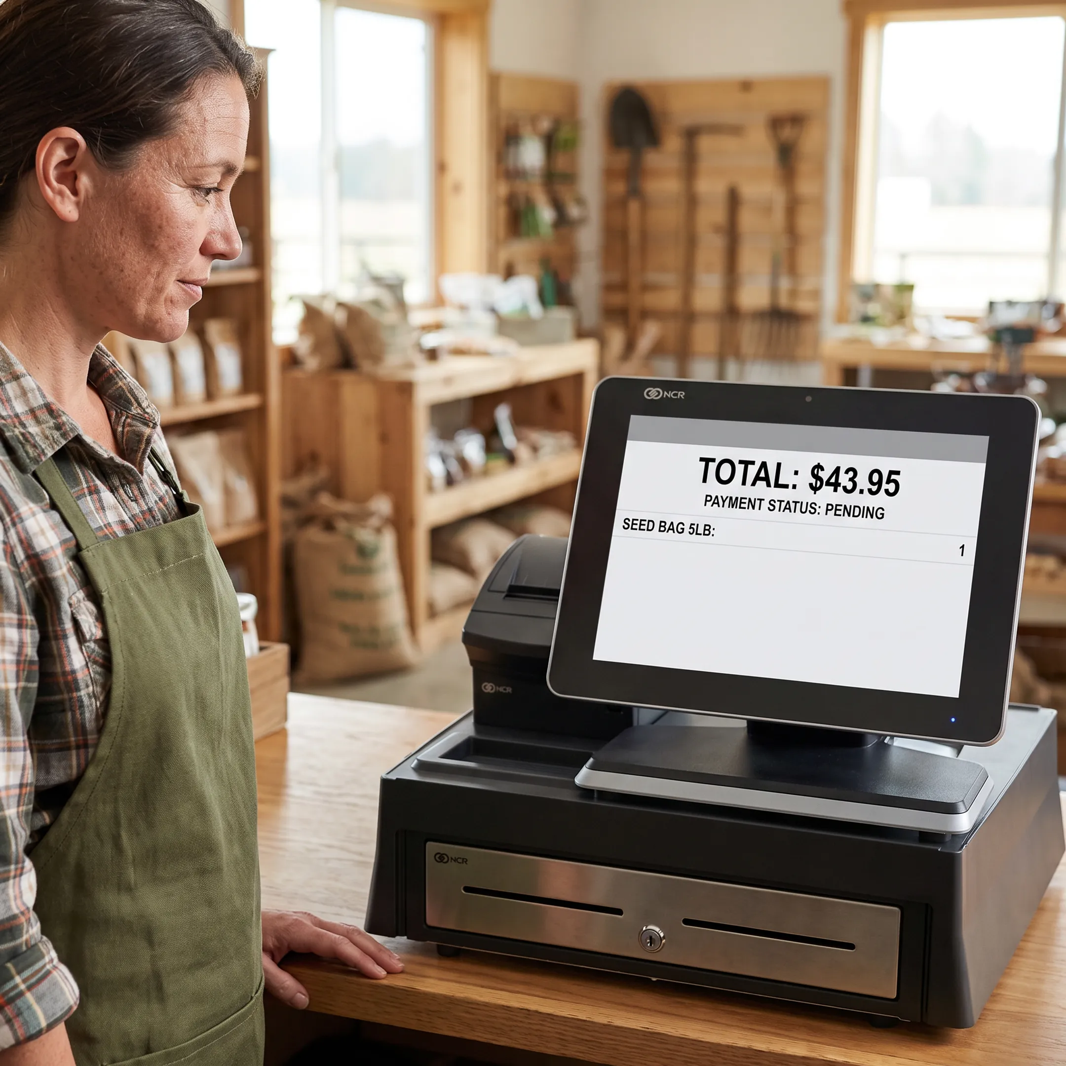 Specialty retailer using integrated point-of-sale system