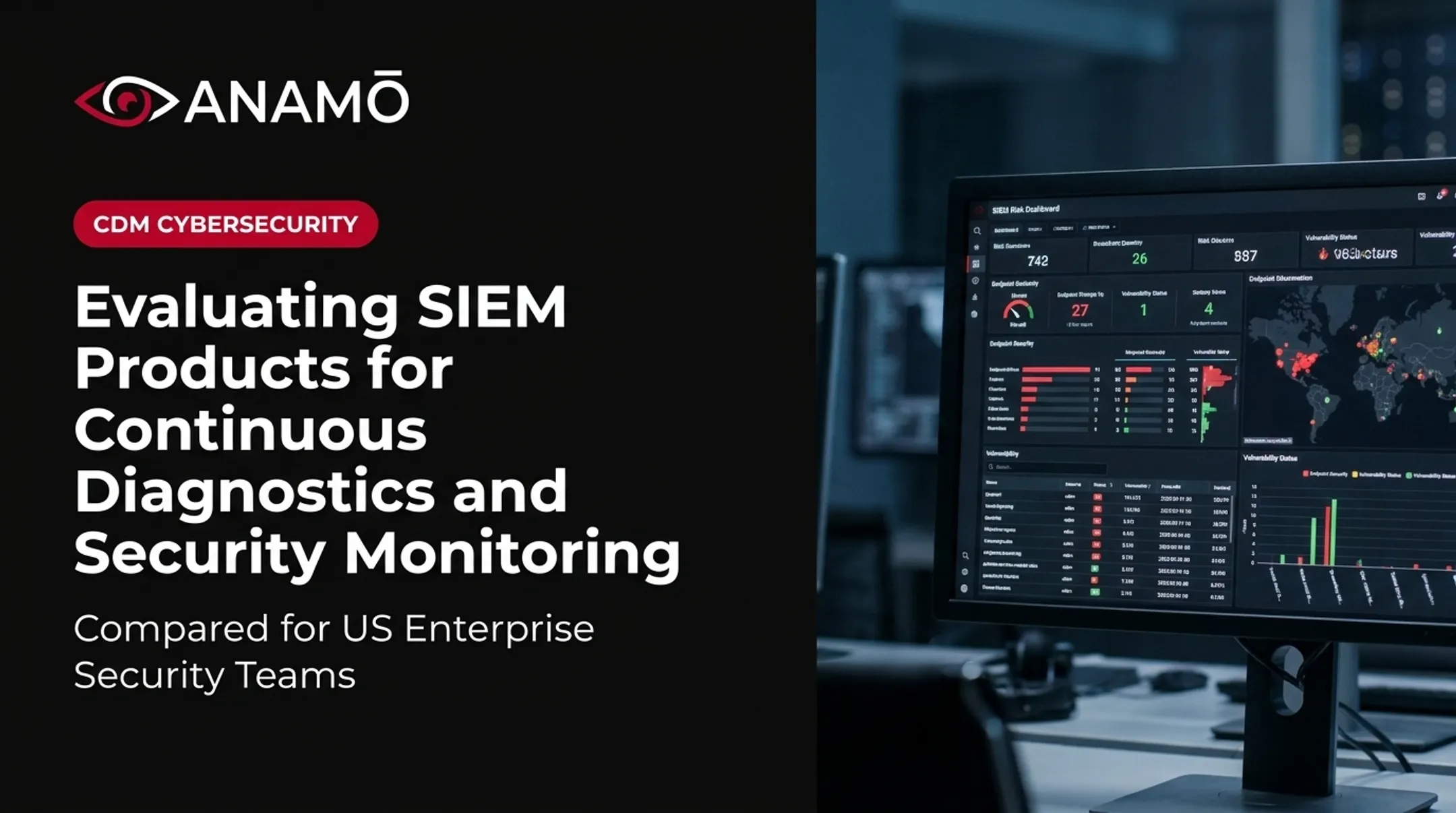 Evaluating SIEM Products for Continuous Diagnostics and Security Monitoring