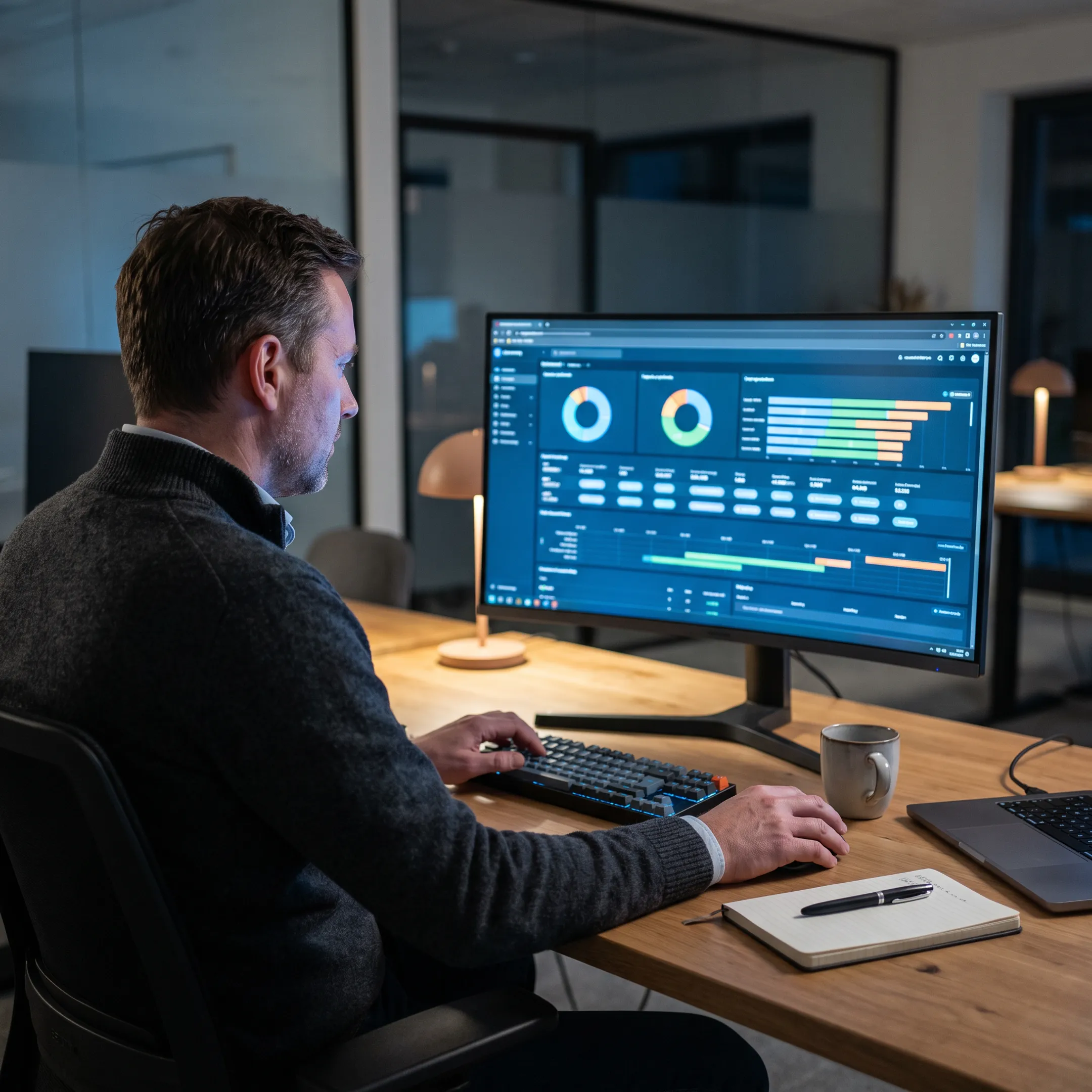 Integrated cybersecurity platform displaying asset inventory and vulnerability findings