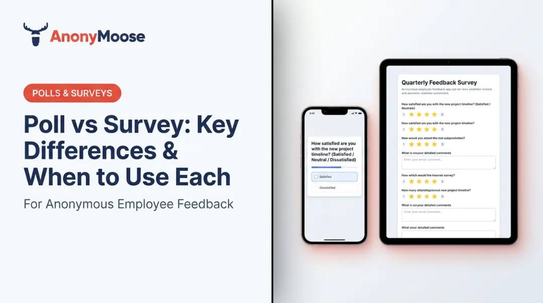 Poll vs Survey: Key Differences &amp; When to Use Each