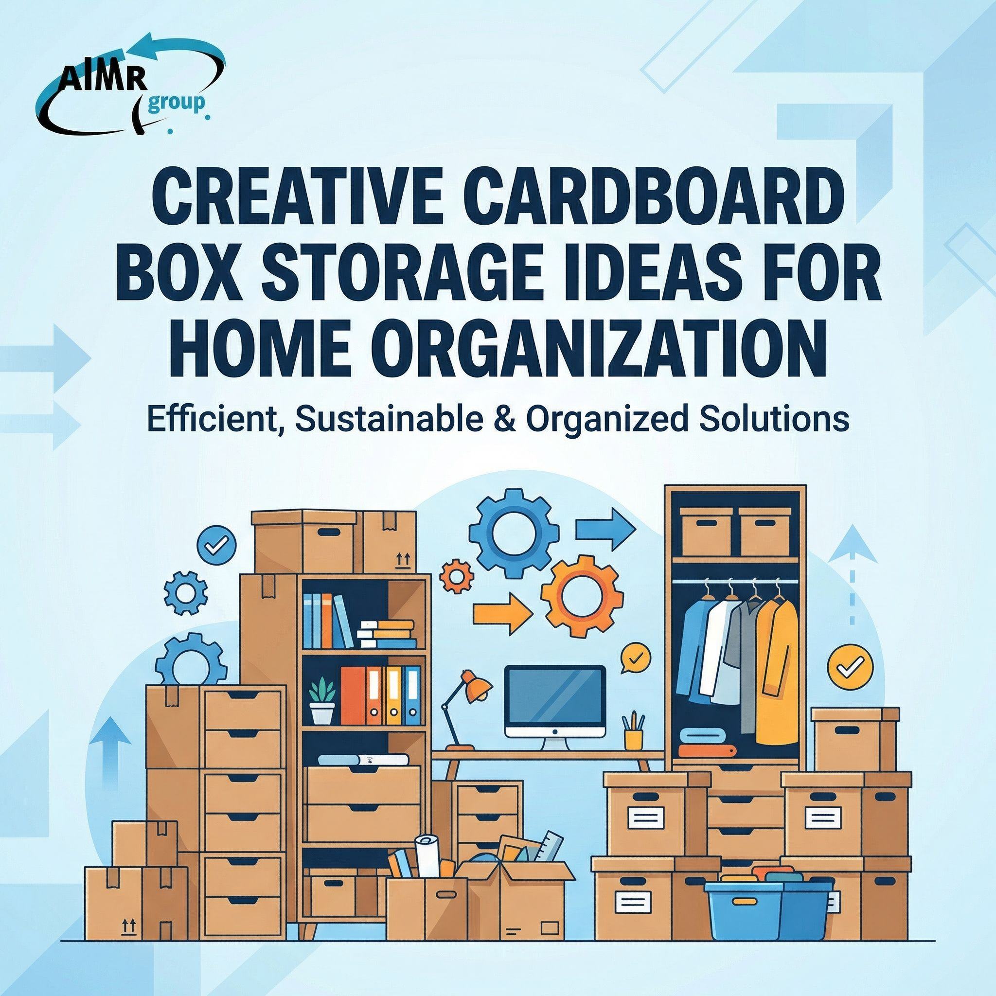 Creative Cardboard Box Storage Ideas for Home Organization