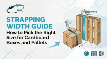 Strapping Width Guide: How to Pick the Right Size for Cardboard Boxes and Pallets