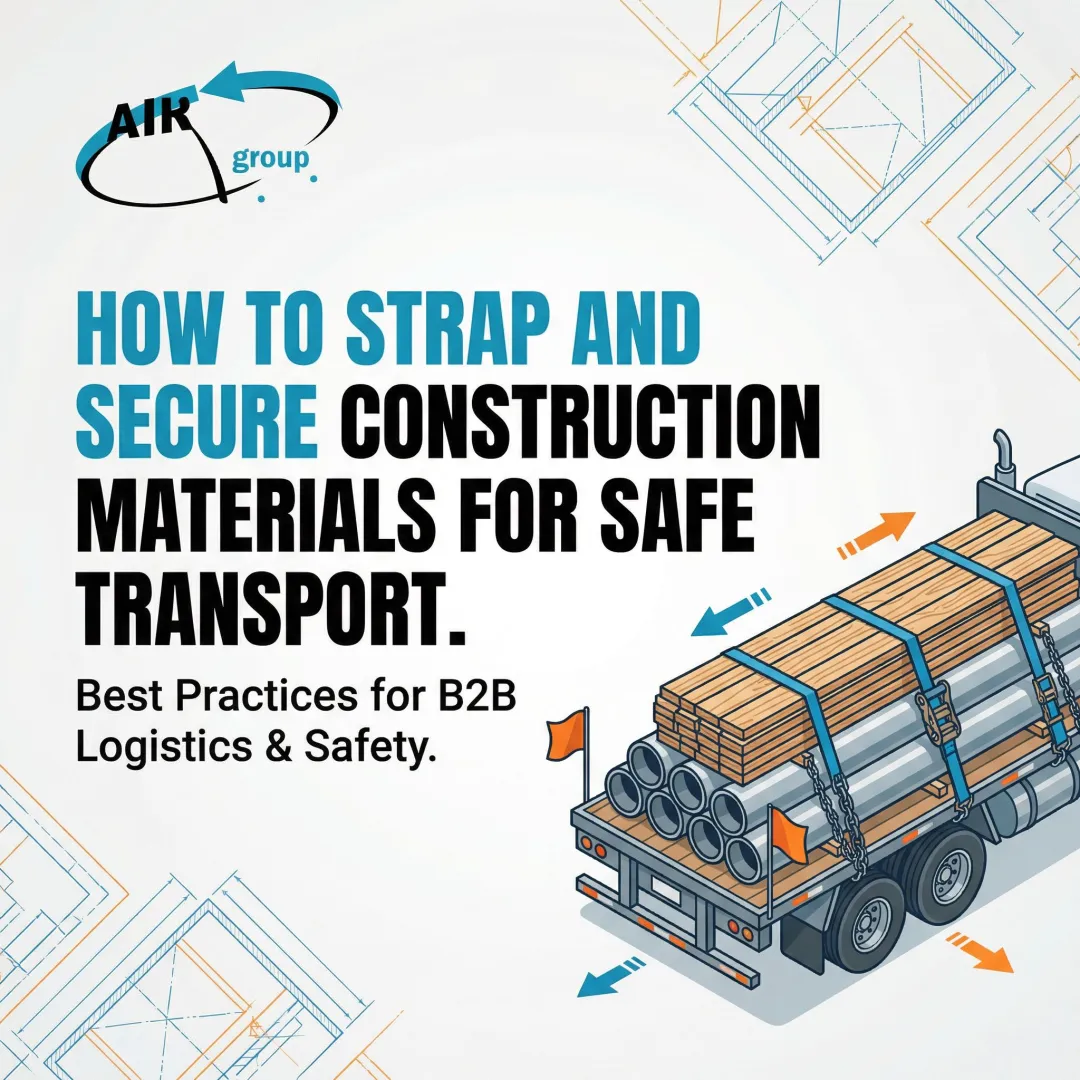 How to Strap and Secure Construction Materials for Safe Transport