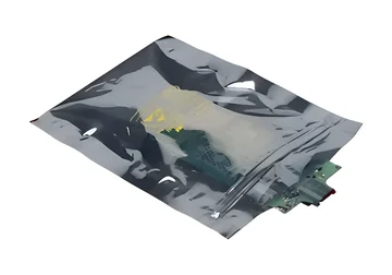 Unprinted Reclosable Static Shielding Bags