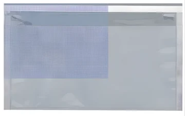 6 1/4 x 10 1/4" Translucent Silver Glamour Mailers