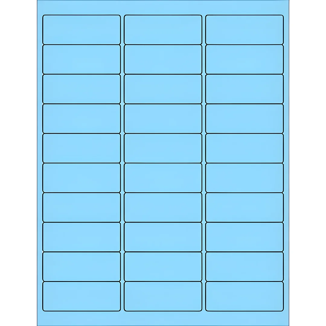 White Rectangle Laser Labels