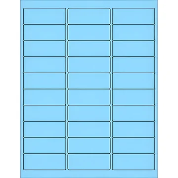 White Rectangle Laser Labels