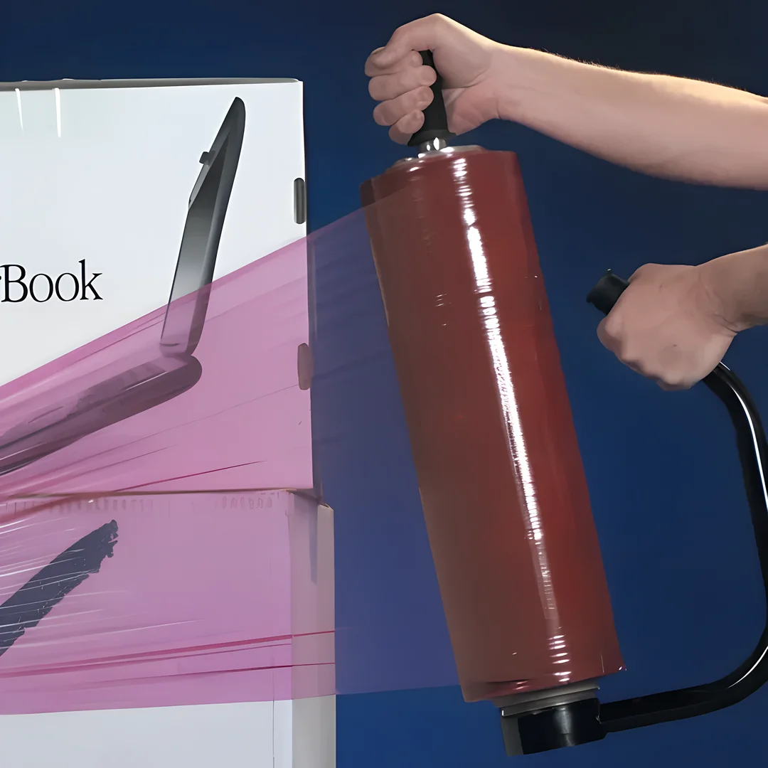 17" x 80 Gauge x 1500' Anti-Static Hand Stretch Film