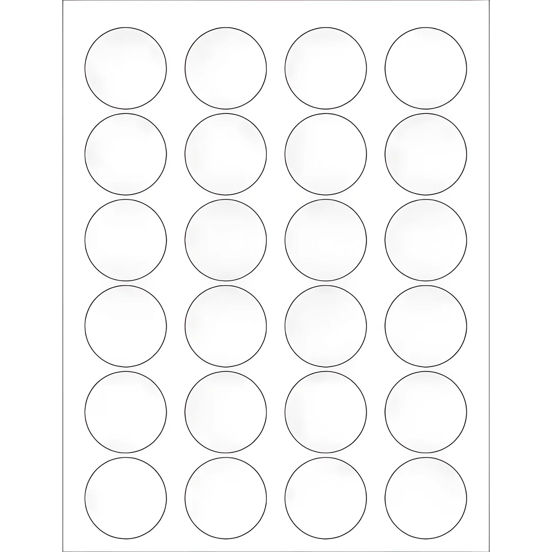 Pure Clear Rectangle Laser Labels