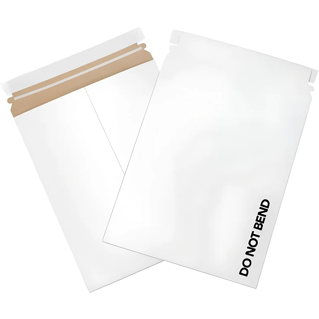 White Self-Seal Flat Mailers