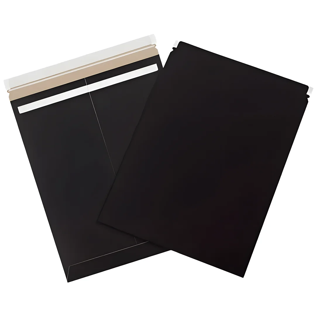 17 x 21" Black Self-Seal Stayflats Plus® Mailers