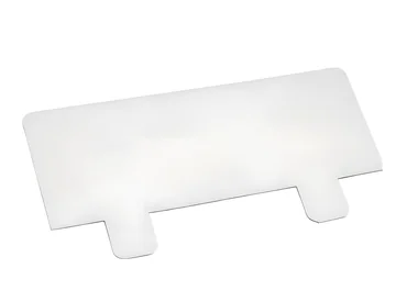 Tray Counter Display White Header Cards