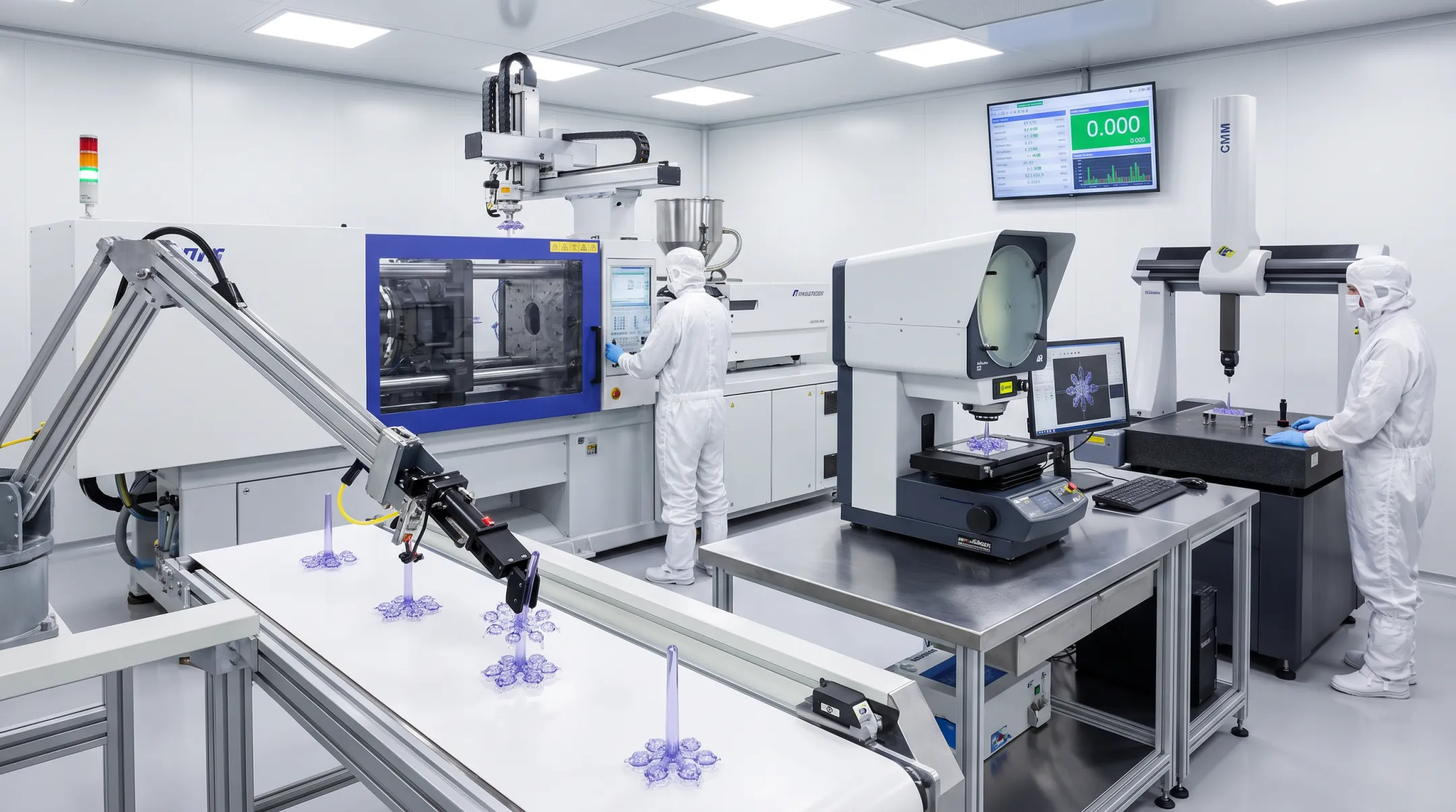 Apollo Optical Systems injection molding and metrology workflow for light guides