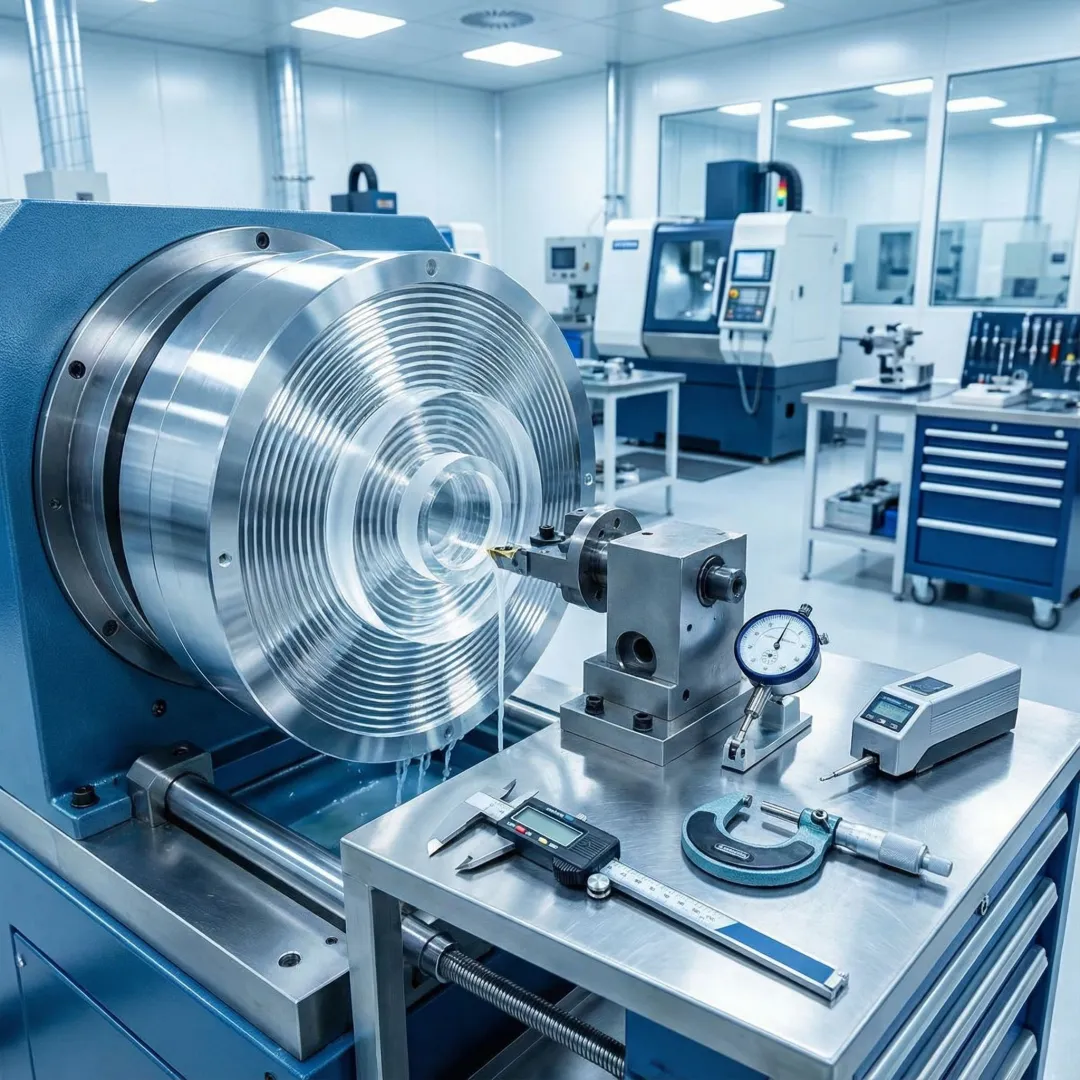 Precision machining process for aerospace components