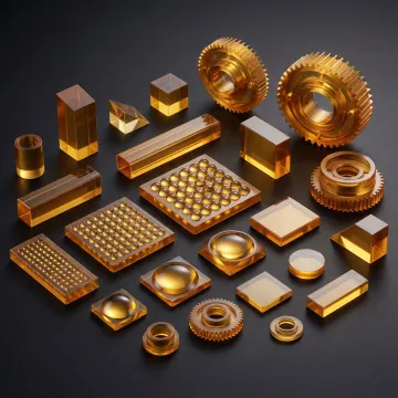 Precision-machined Ultem components showcasing high-quality fabrication