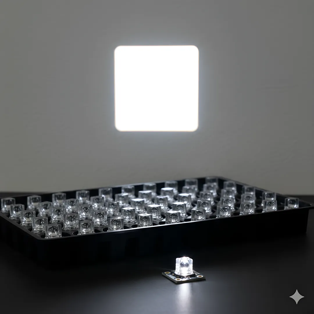 Polymer LED Lenses