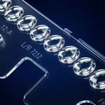 High-precision optical components manufactured through injection molding