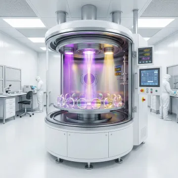 Precision coating application on plastic optical components