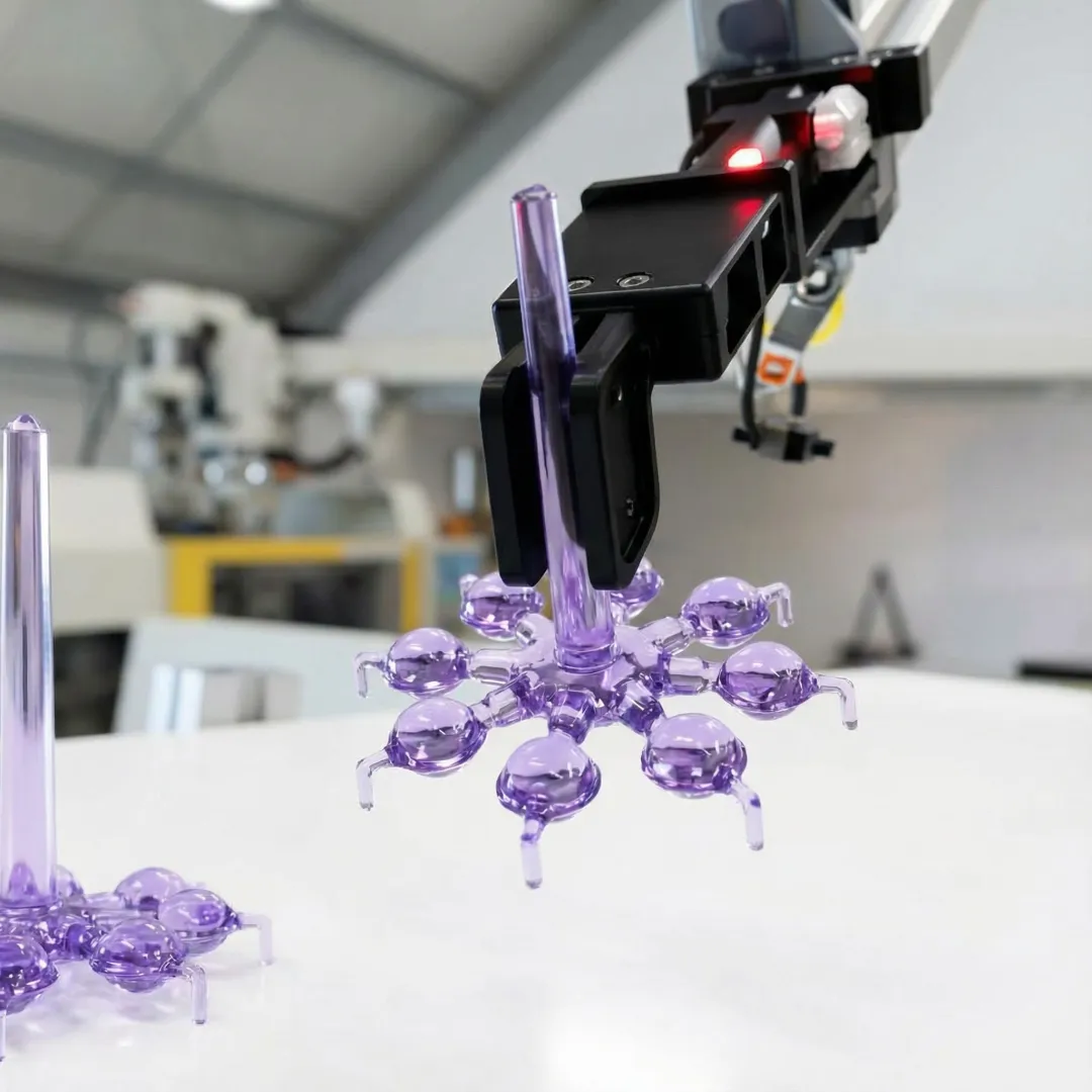 Precision optical components being manufactured through injection molding process