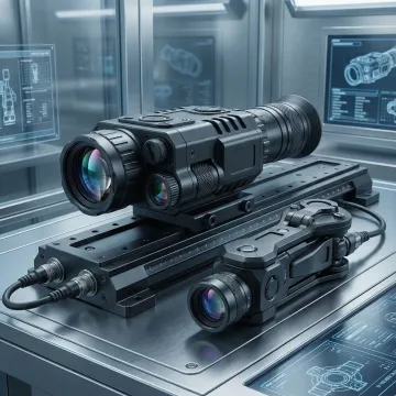 Military optical systems and defense technology components