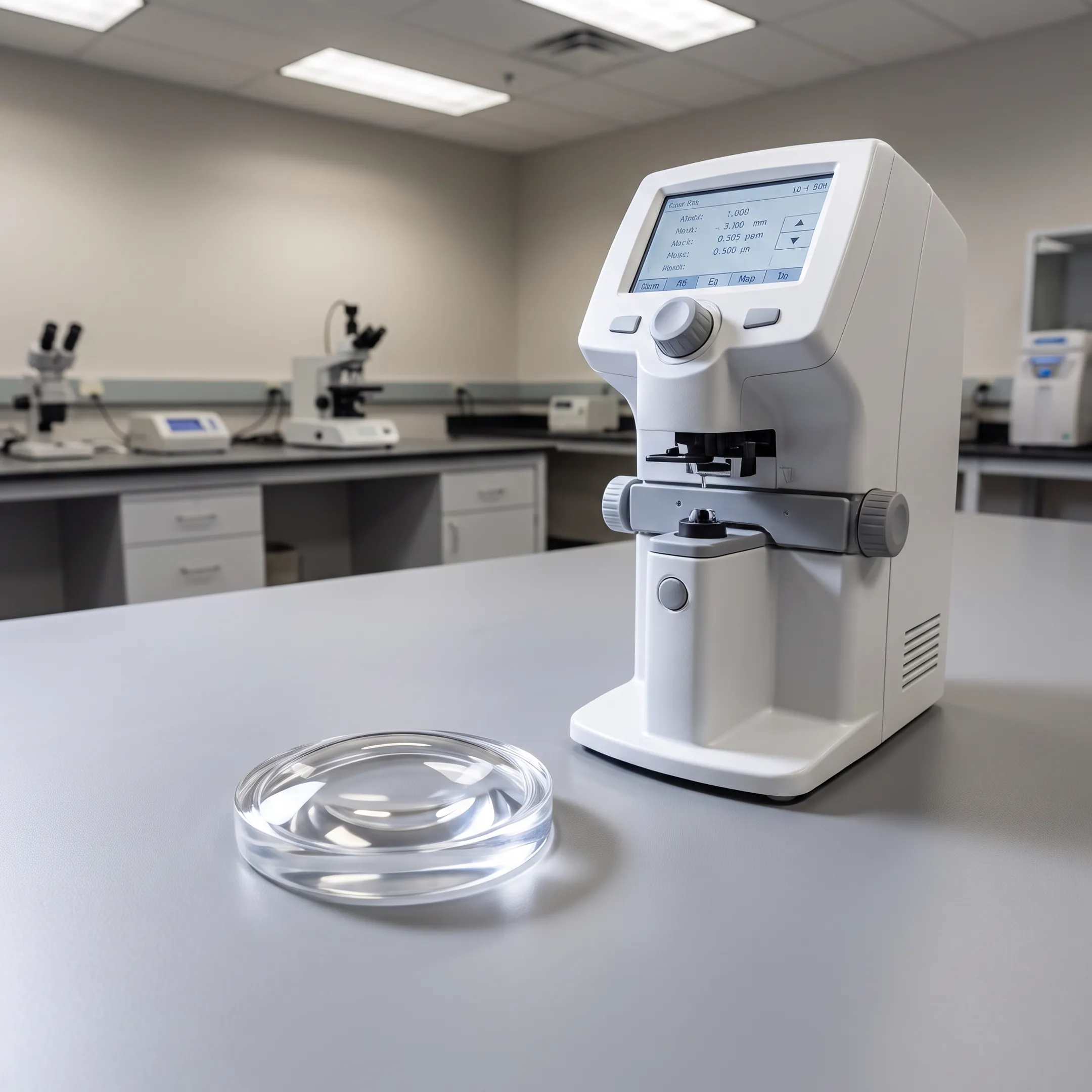 Precision polymer optic for a medical device